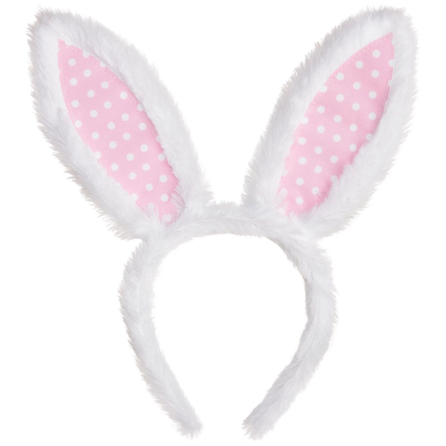 Polka Dot Easter Bunny Ears – Pink