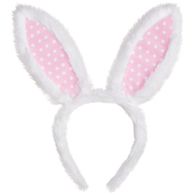Polka Dot Easter Bunny Ears – Pink