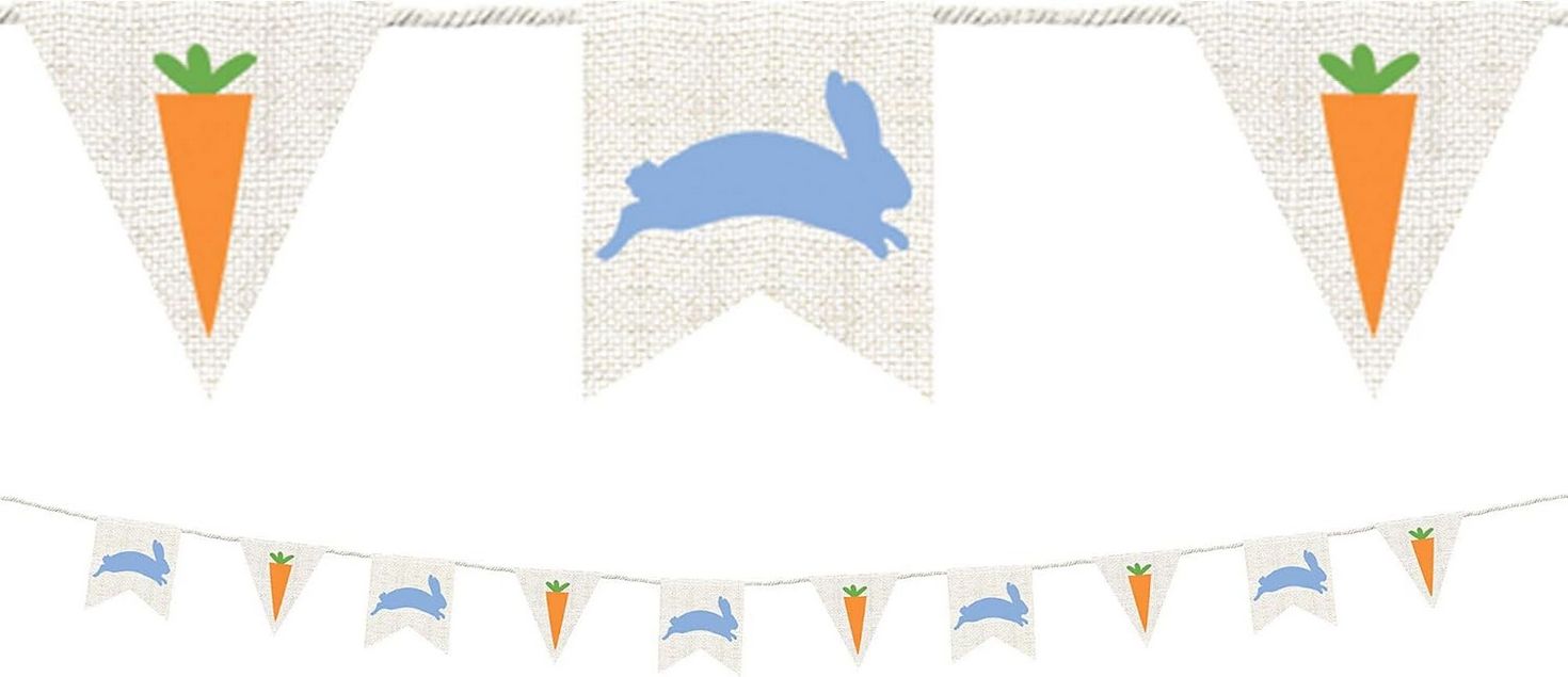 Easter Pennant Banner – Fabric, 9FT