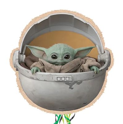 Disney Star Wars Mandalorian Baby Yoda Pinata Hanging Pull String Decoration