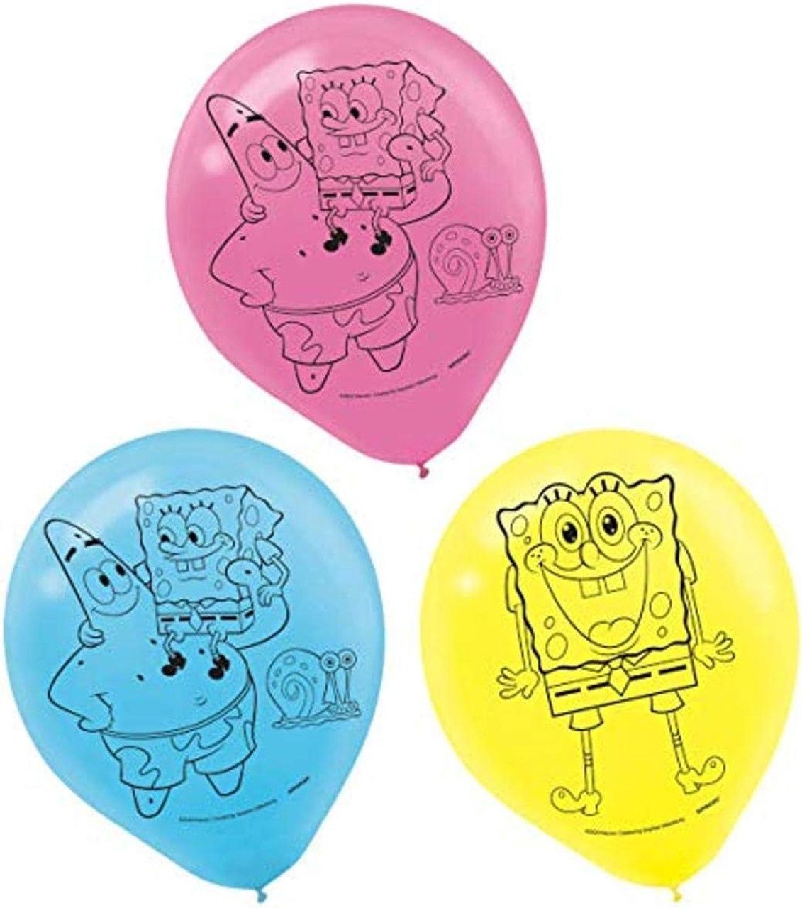 SpongeBob Latex Balloons 12&quot; - 6 Count