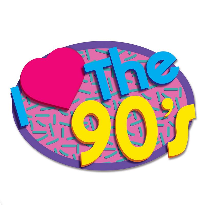 I Love The 90’s Cutouts – 21½”