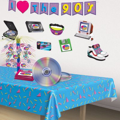 90's CD Paper Plates – 9" (8-Count)