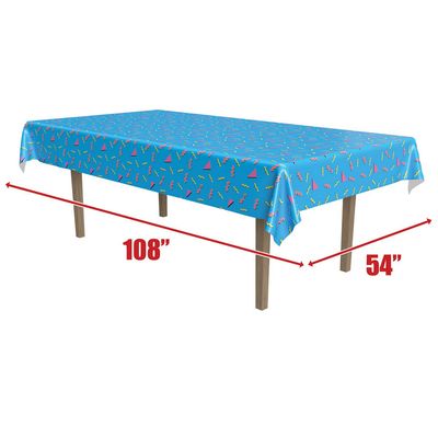 90's Tablecover – Plastic, 54" x 108"