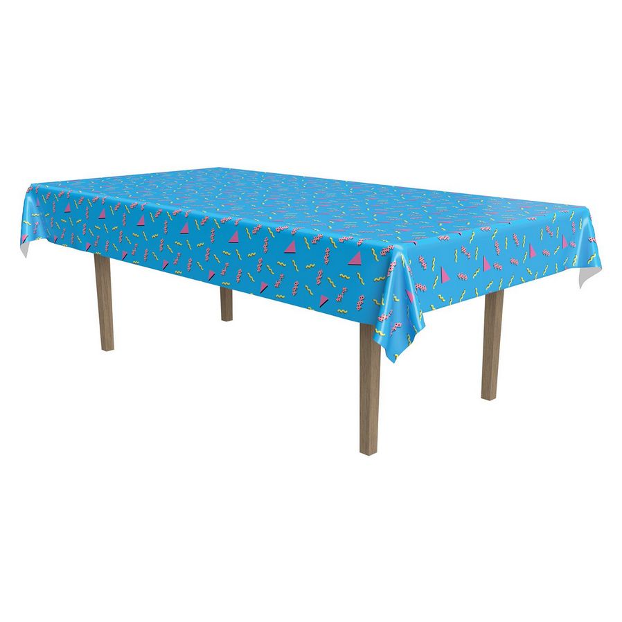 90&#39;s Tablecover – Plastic, 54&quot; x 108&quot;