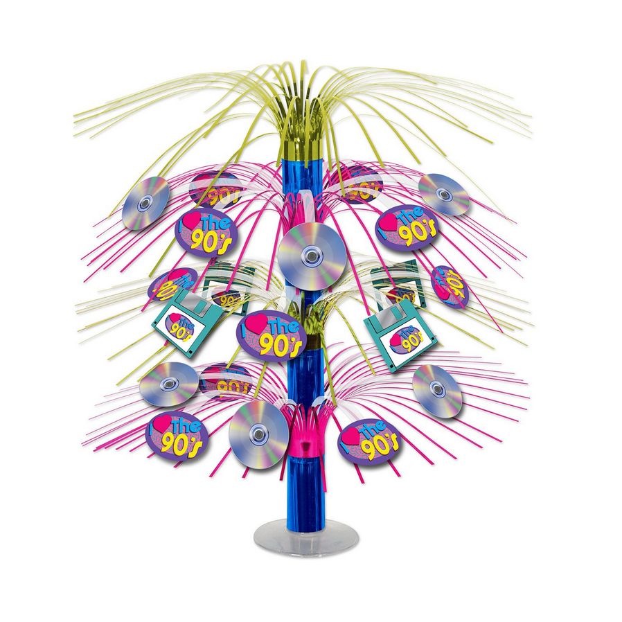 I Love The 90&#39;s Cascade Centerpiece 18&quot;