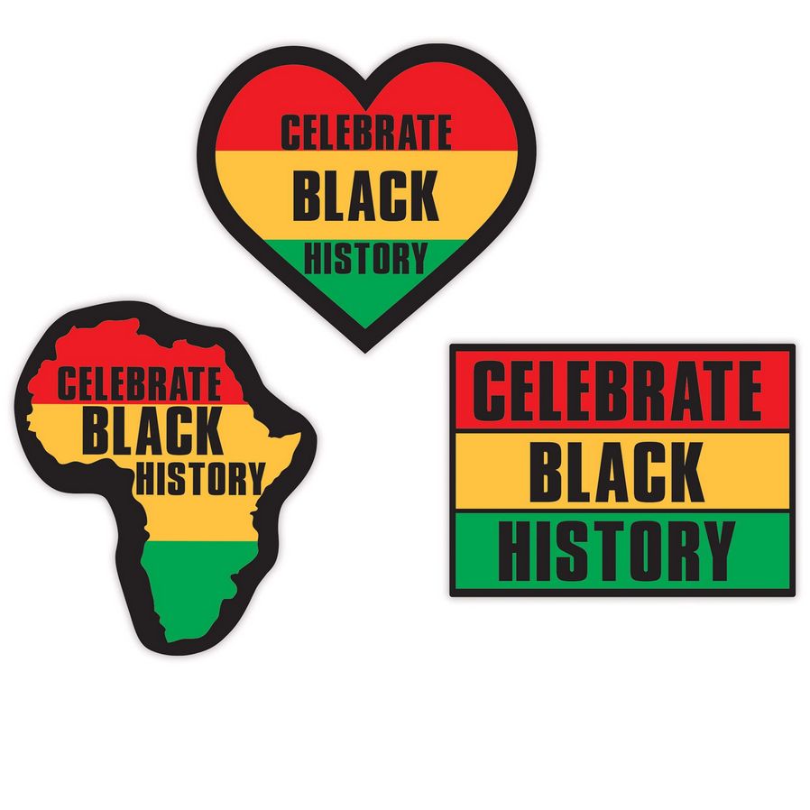 Celebrate Black History Cutouts – 3-Piece Set