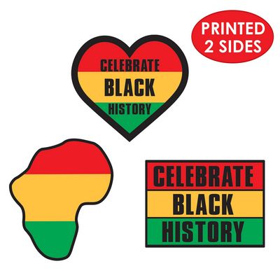 Celebrate Black History Cutouts – 3-Piece Set