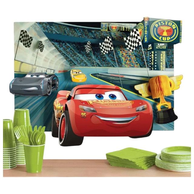 Cars 3 Wall Decorating Kit, 10pc