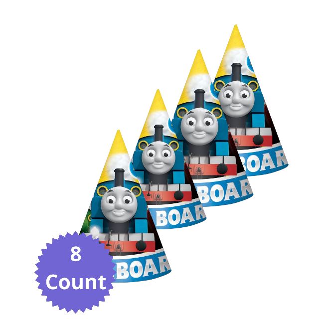 Thomas &amp; Friends Cone Hats - 8 Count