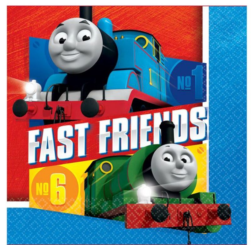 Thomas &amp; Friends Lunch Napkins - 16ct