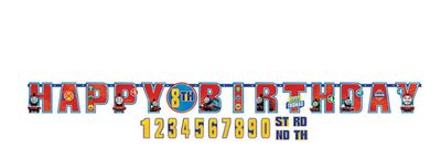 Thomas &amp; Friends Customizable &quot;Add an Age&quot; Birthday Banner Kit