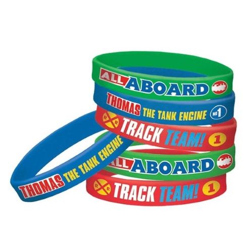 Thomas &amp; Friends silicone bracelets 6pcs