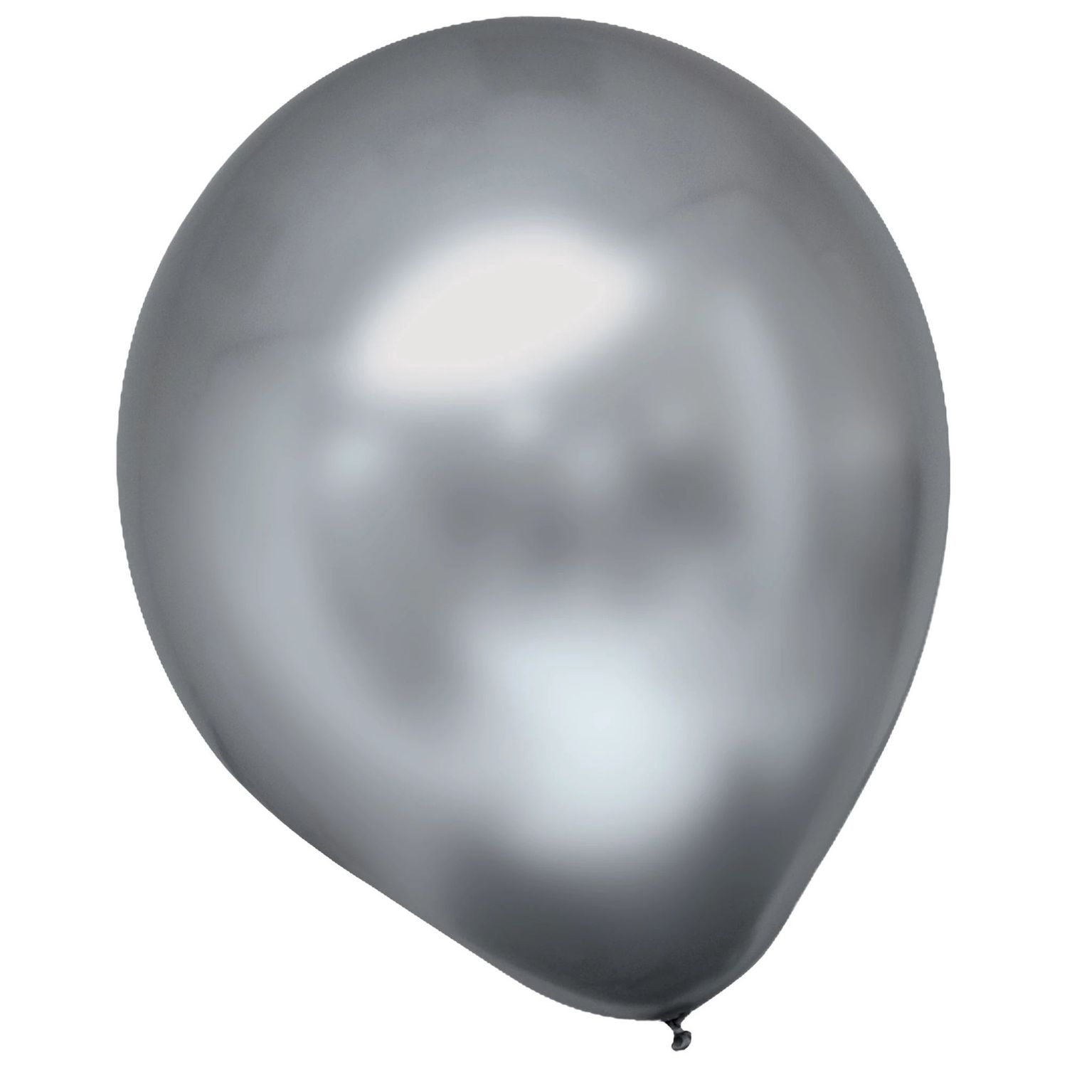 Silver Latex Balloons 12&quot; – Pack of 10