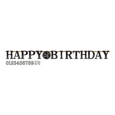 Sparkling Celebration Happy Birthday Banner Kit