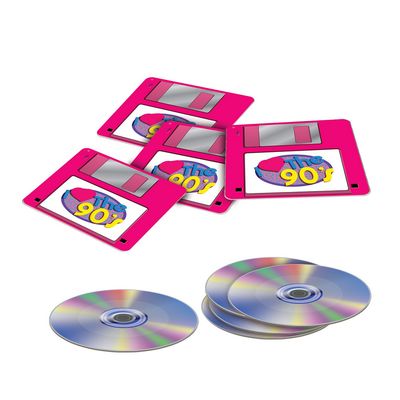 90's Retro Coasters 8ct