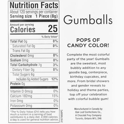 Gumballs 35 oz Bag