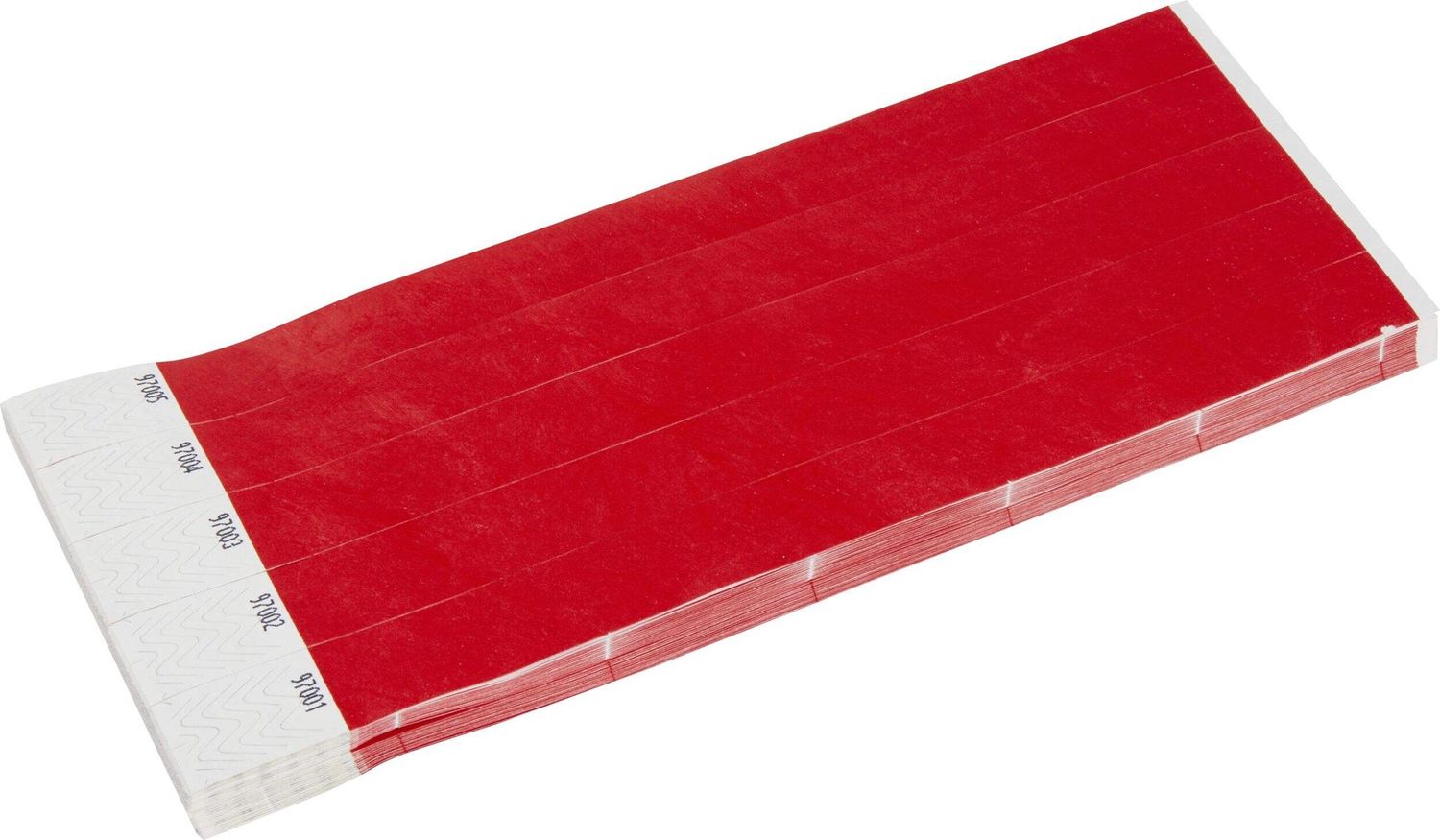 Solid Wristbands, 250-pk, Color: Red