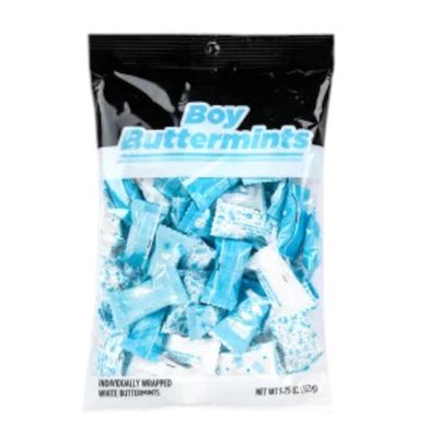 BUTTERMINTS IT&#39;S A BOY WRAPPED 5.75 OZ PEG BAG