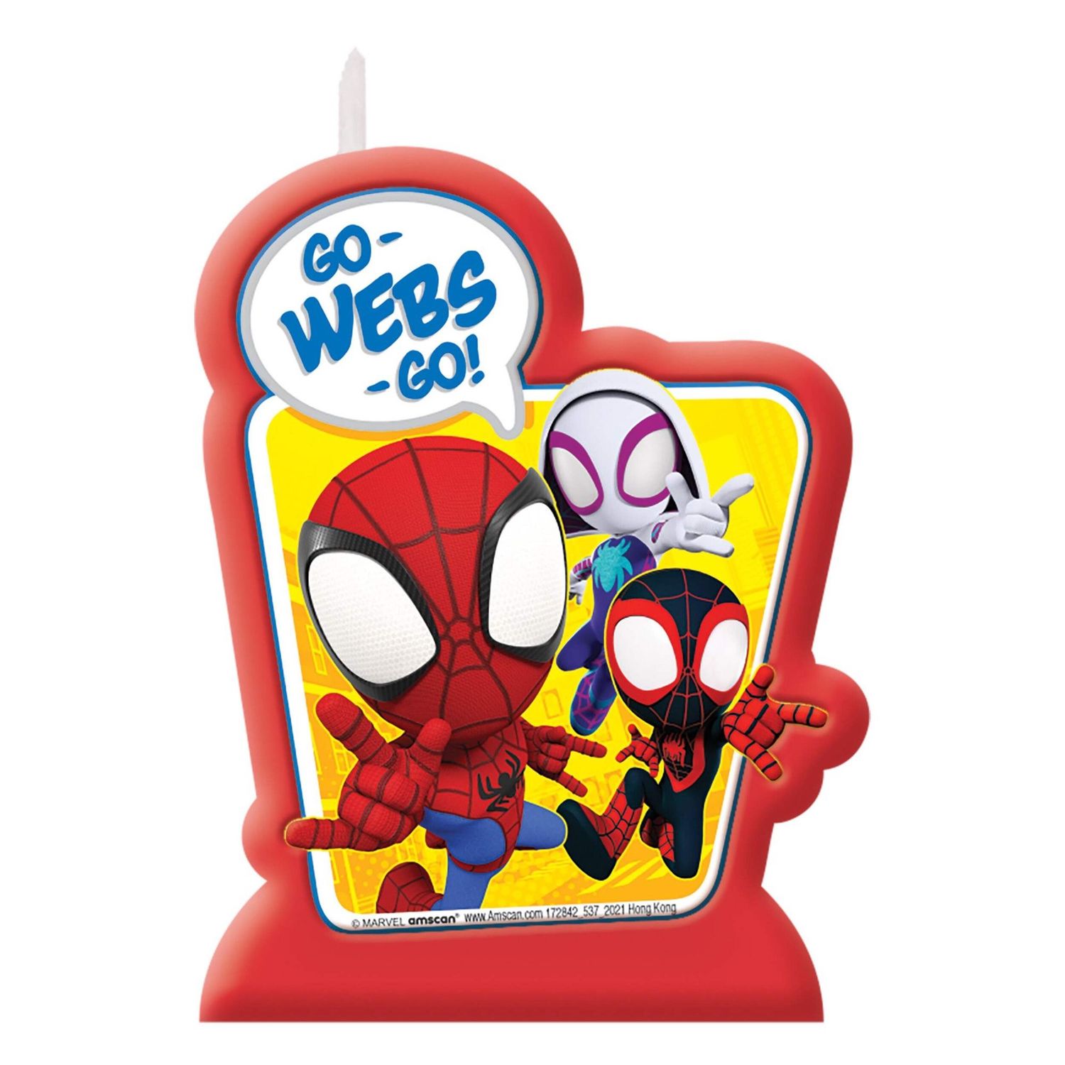 Spidey &amp; His Amazing Friends Birthday Candle