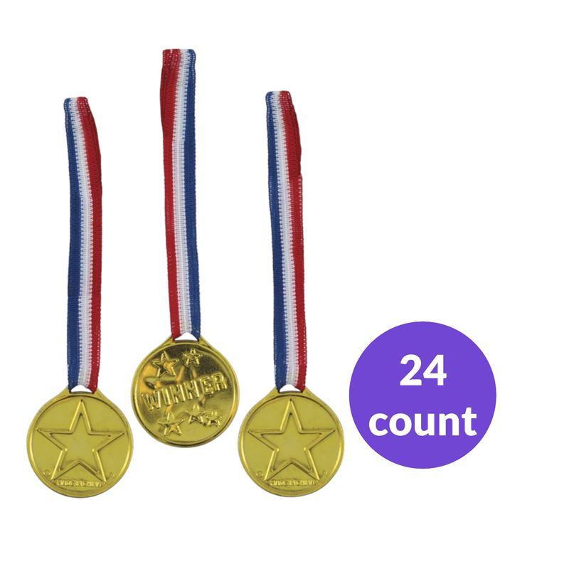 Winner Medals 24ct
