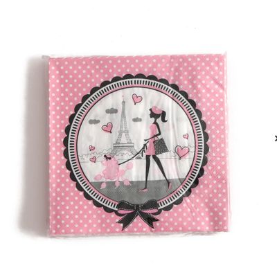 Paris  Lunch Napkins – 20 Count Per Pack