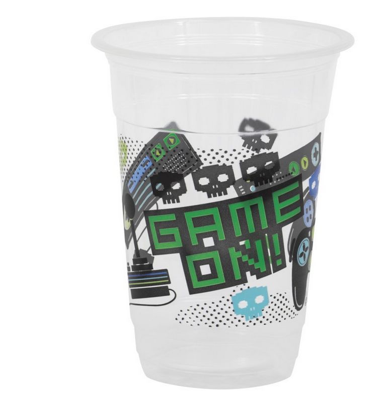 Gamer Birthday 16oz Plastic Party Cups  8ct