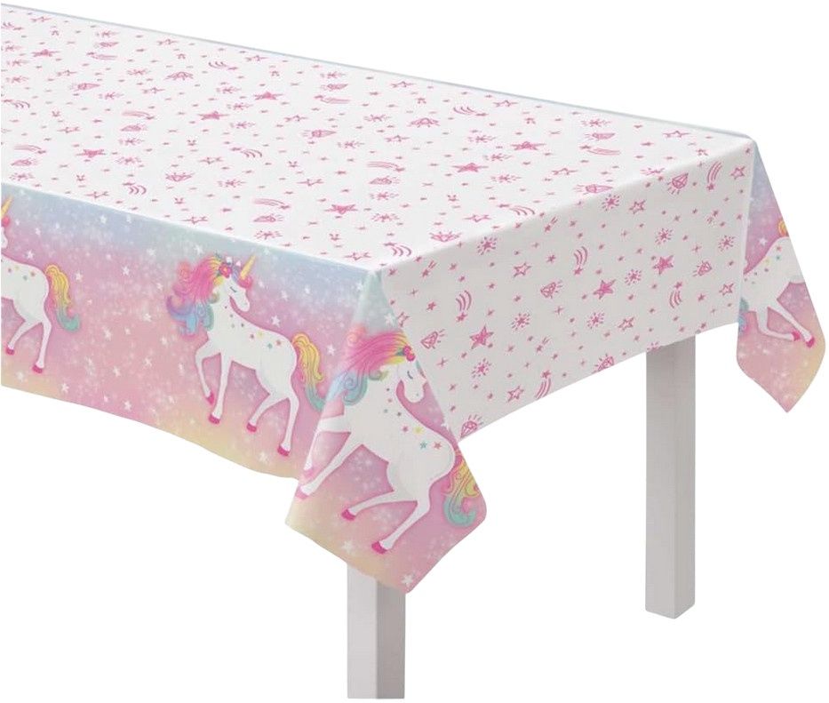 Unicorn Platic Table cover 52&quot; x 96&quot;