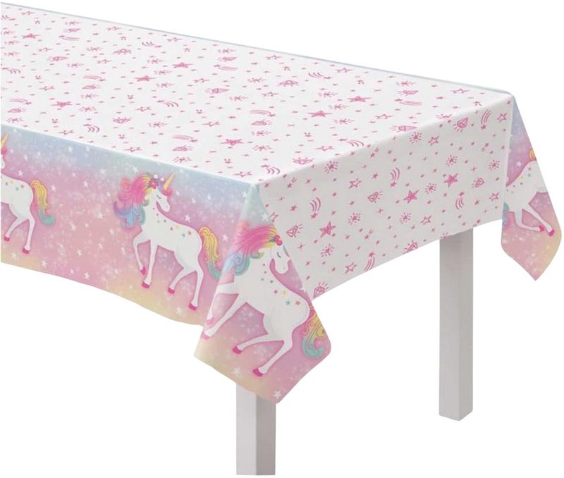 Unicorn Platic Table cover 52&quot; x 96&quot;