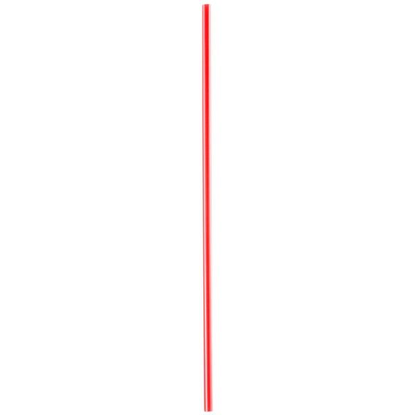 7 1/2&quot; Red and White Unwrapped Coffee Stirrer - 1000/Box