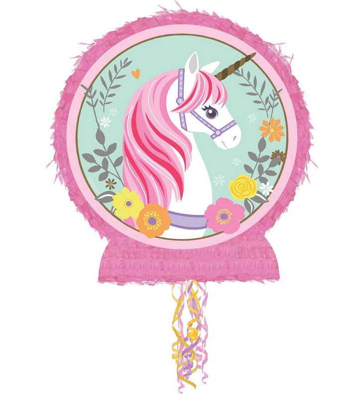 Pull Pinata - Magical Unicorn (18&quot; x 19.5&quot; x 3.5&quot;)