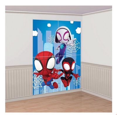 Spidey &amp; His Amazing Friends Scene Setter with Photo Booth Props