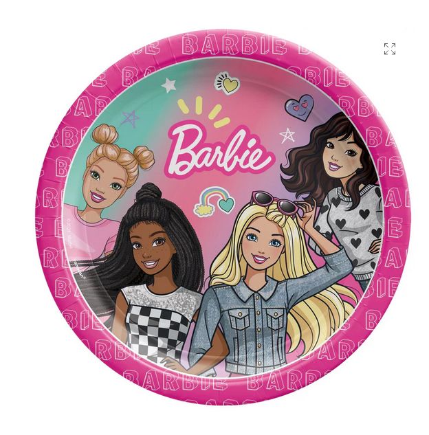 Barbie Dream Paper Plates 7″ (8 count)