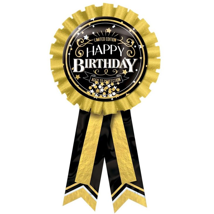 Award Ribbon - Better with Age Birthday - 1pc