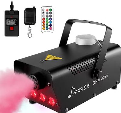 Fog Machine with RGB LED Lights 500W