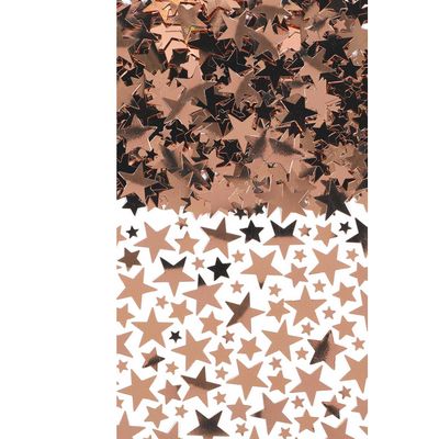 Star Metallic Confetti Table Scatter Decoration, rose gold, 2.5-oz,
