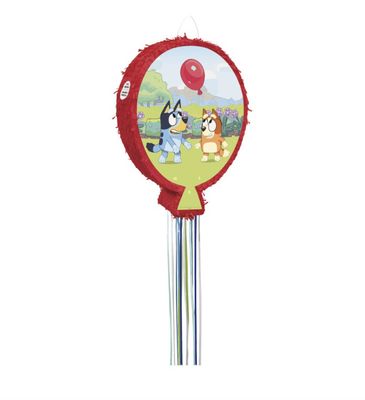 Bluey Shaped Drum Piñata - 15.50&quot; x 4.00&quot; x 20.50&quot;