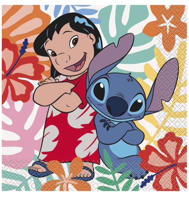 Disney Stitch Luncheon Napkins  16ct