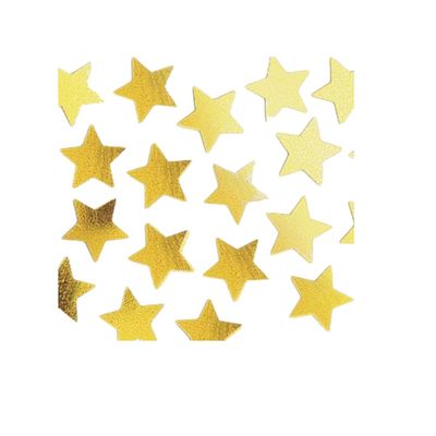 Star Metallic Confetti Table Scatter Decoration, Gold, 0.25-oz