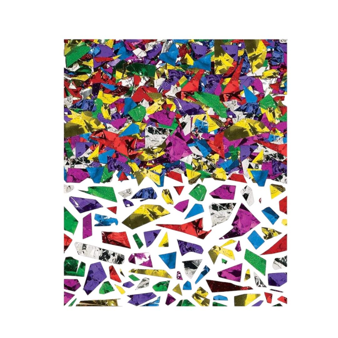 Multicolored Foil Confetti 1.5oz
