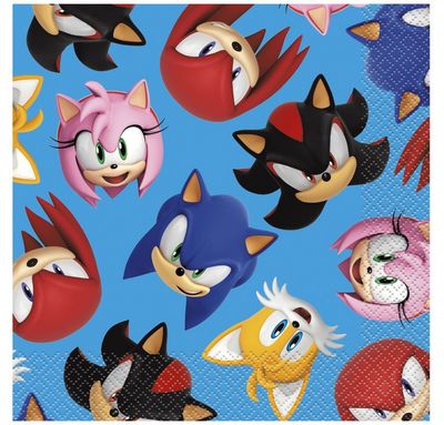 Sonic the Hedgehog Luncheon Napkins | 16-Count
