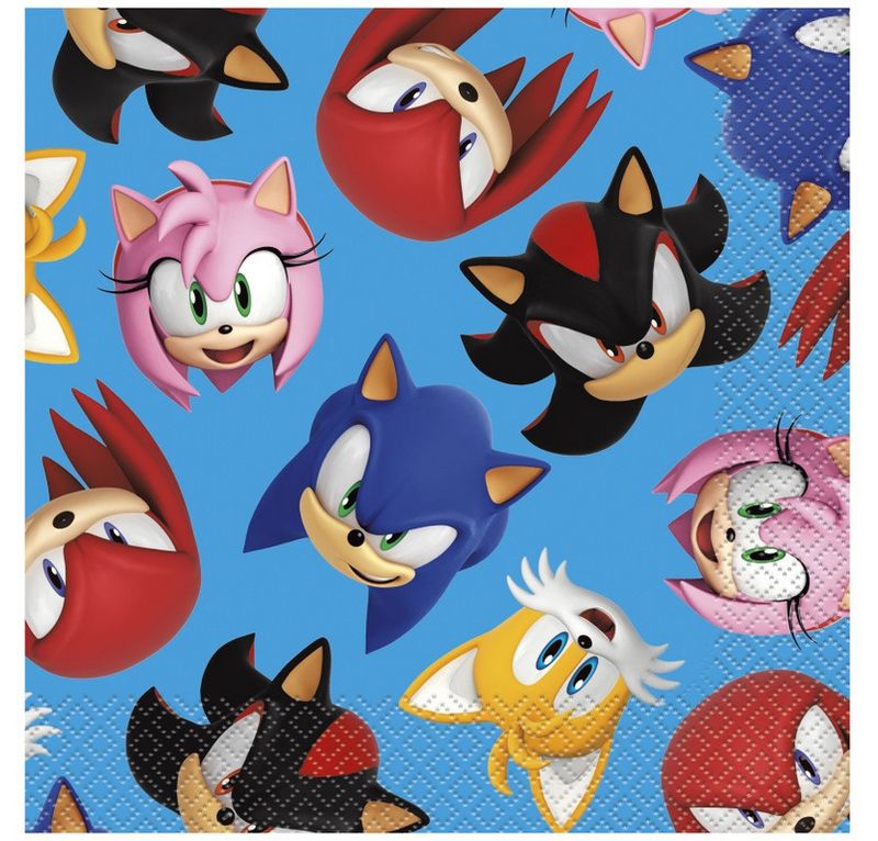 Sonic the Hedgehog Luncheon Napkins | 16-Count