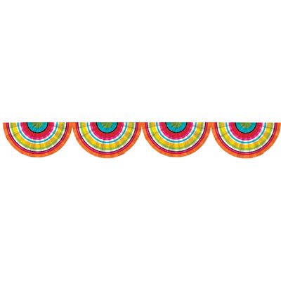 Mexican Taco Fiesta Serape Garland Bunting – 9ft