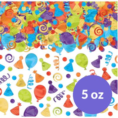Vibrant Birthday Bash Confetti – 5 oz.