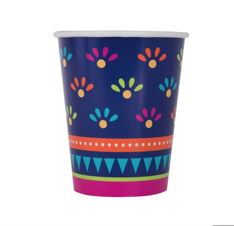 Boho Fiesta 9oz Paper Cups  8ct