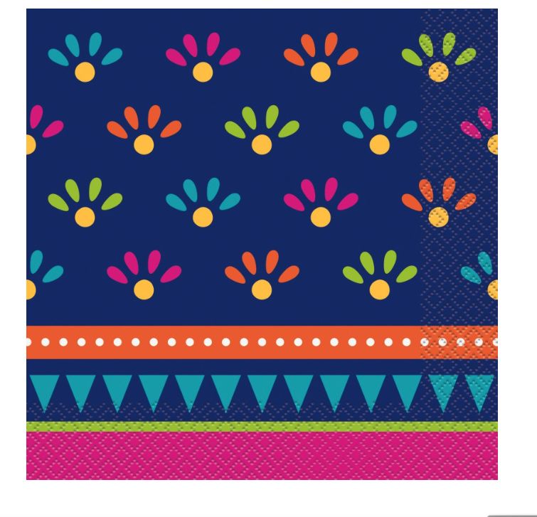 Boho Fiesta Luncheon Napkins  20ct