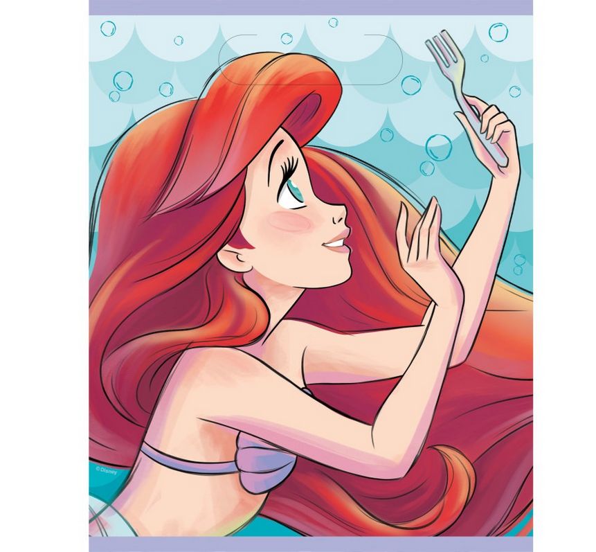 Disney The Little Mermaid Loot Bags – 8ct