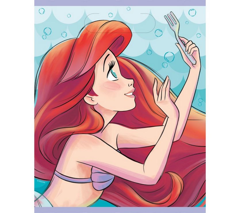 Disney The Little Mermaid Loot Bags – 8ct