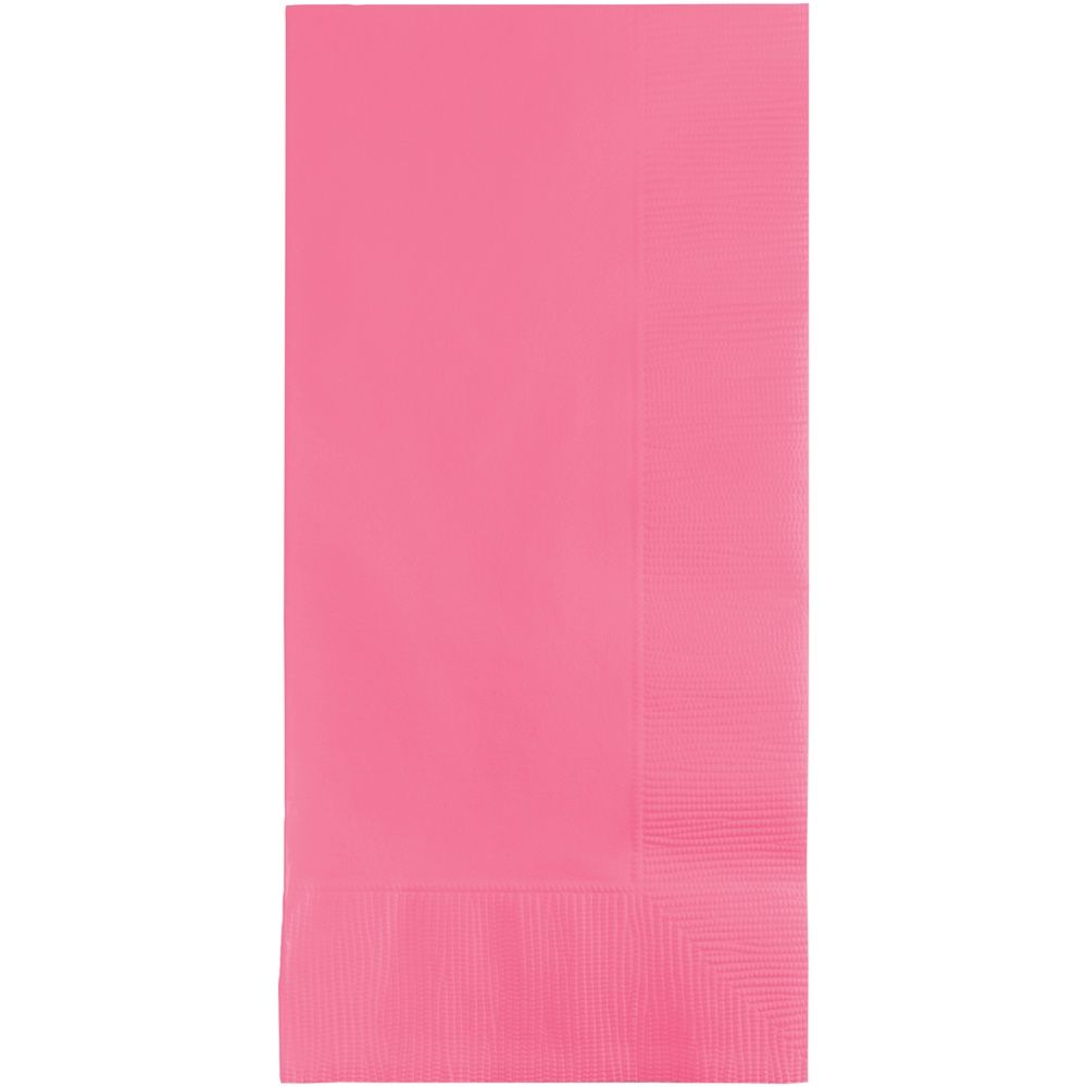 Bright-pink Guest Towels – 2-Ply,  16&quot; x 16&quot;, 50 Count per Package