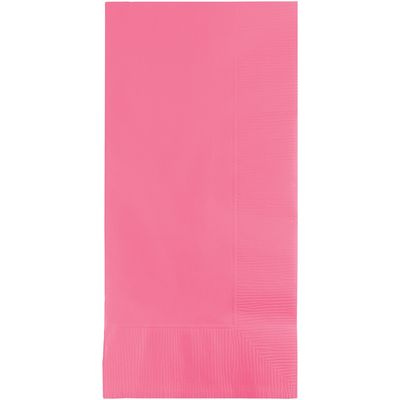 Bright-pink Guest Towels – 2-Ply,  16&quot; x 16&quot;, 50 Count per Package